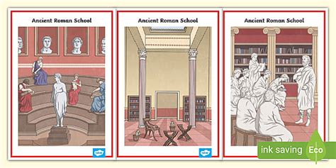 FREE! - Ancient Roman School | Display Posters - Twinkl