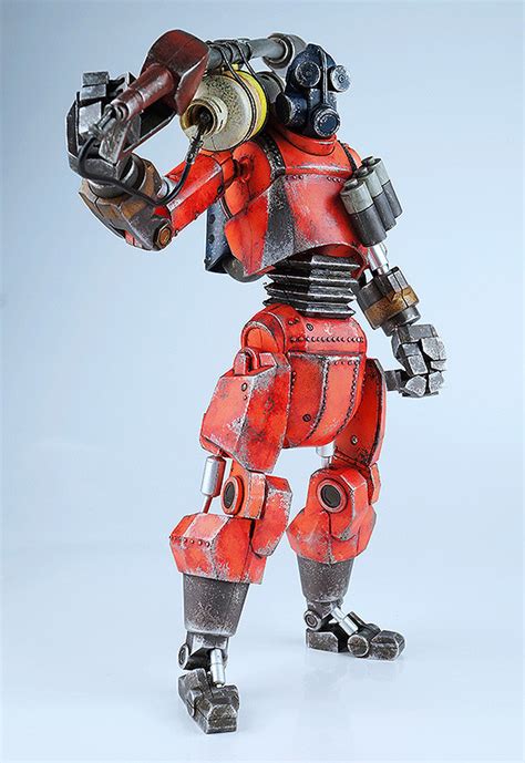 threeA Toys Team Fortress 2 Robot Pyro Red 1/6 Action Figure | Figures & Plastic Kits | Otaku HQ