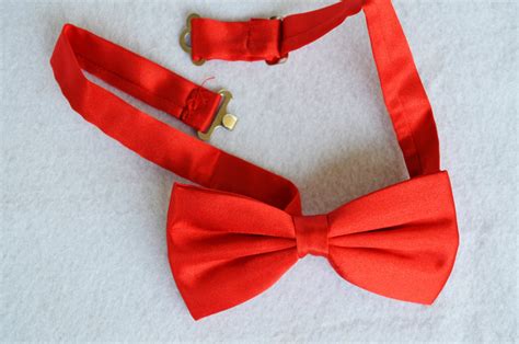 Doctor Who Bow Tie Eleventh Doctor Matt Smith Red Bow Tie