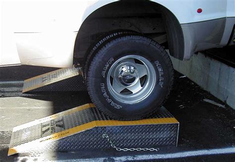 Steel Wheel Risers For Safe Loading & Unloading