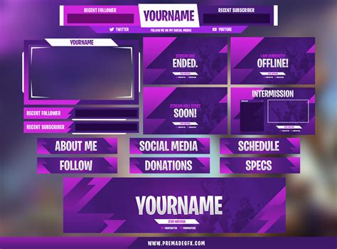 Free Twitch Profile Banners Using free twitch banner templates from ...