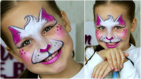 Learn how to face paint this super easy and fast kitty cat for kids from my easy to follow face ...