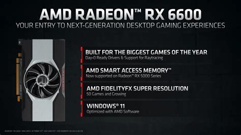 AMD Launches Radeon RX 6600: More Mainstream Gaming For $329