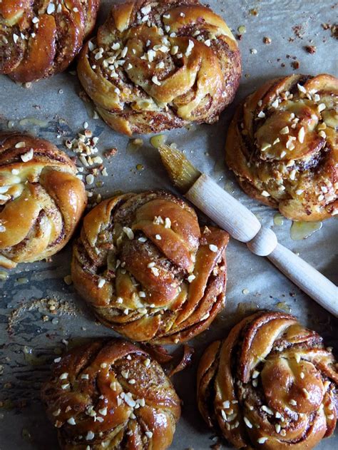 Chocolate And Hazelnut Butter Buns With Orange Glaze | Cooking Goals