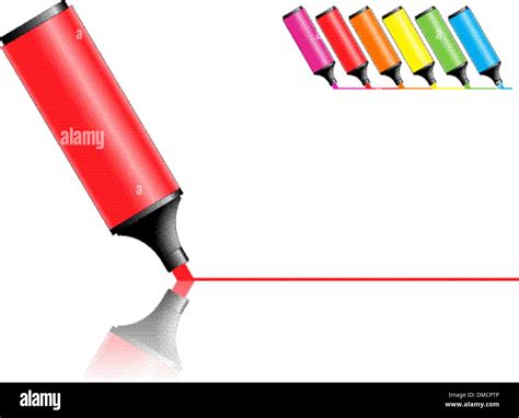 Red marker drawing line Stock Vector Image & Art - Alamy