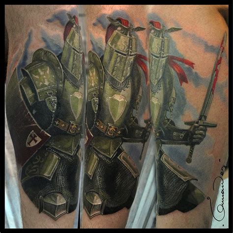 20 Epic Knight Tattoos • Tattoodo