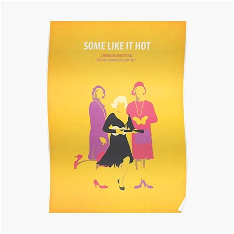 "Some like it hot" Poster for Sale by frauleinfisher | Redbubble