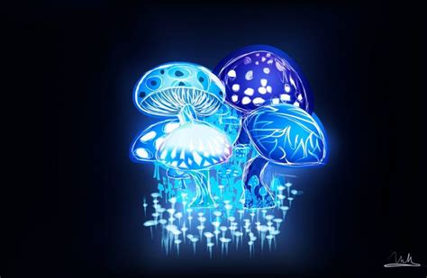 Neon Mushroom Wallpaper - WallpaperSafari