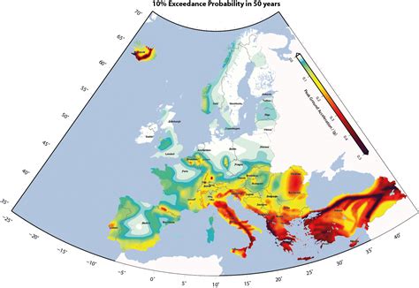 Earthquake Hazard in Europe [1430x984] : r/MapPorn