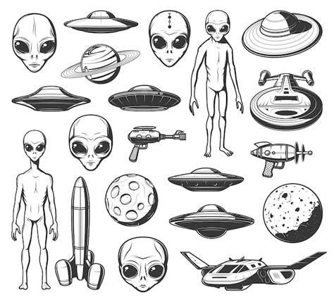 Alien Drawing Images - Free Download on Freepik