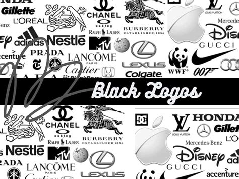 41+ Brilliant Black Logos of Popular Brands - BeNextBrand.Com