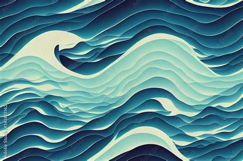 Wave Texture Background