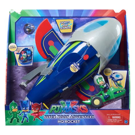 Blast Off With the PJ Masks Super Moon Adventure HQ Rocket | The Toy Insider