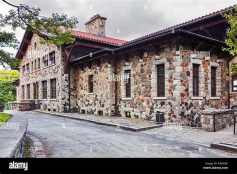 Mount Royal chalet building in Montreal, Quebec, Canada Stock Photo - Alamy