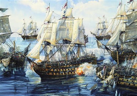 The Battle of Trafalgar, October 21st 1805.