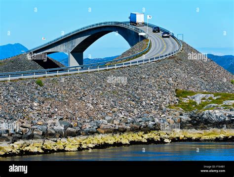 Norwegian bridge the atlantic road hi-res stock photography and images - Alamy