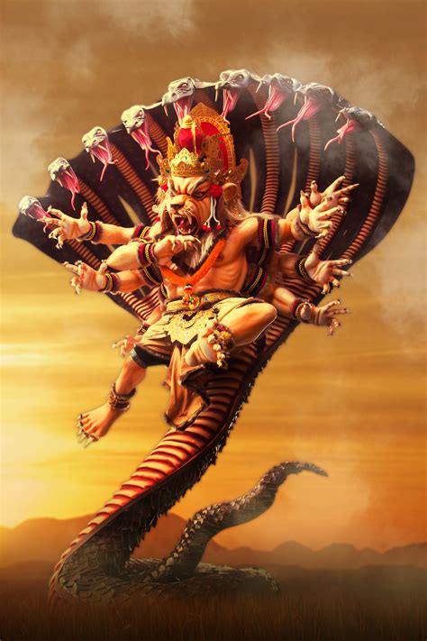 Narasimha by kusumaanggreni on DeviantArt