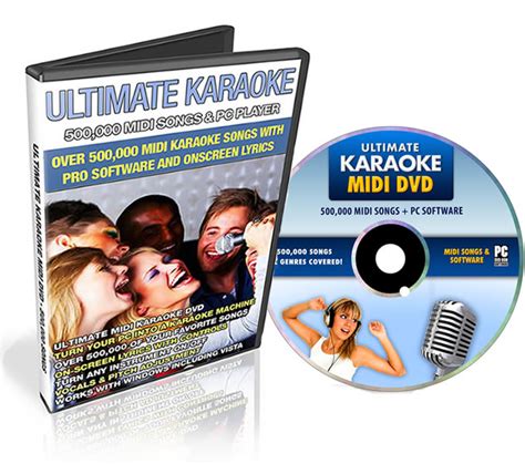 Ultimate Karaoke MIDI Songs DVD Pack - Largest Suite Of Karaoke Songs To Sing On Your Computer