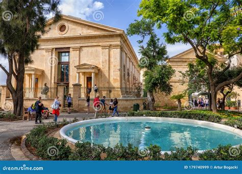 Upper Barrakka Gardens in Valletta, Malta Editorial Stock Image - Image of attraction, chapel ...