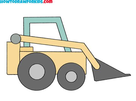 How To Draw A Bulldozer Drawing Tutorials For Kids Easy Drawings For – NBKomputer