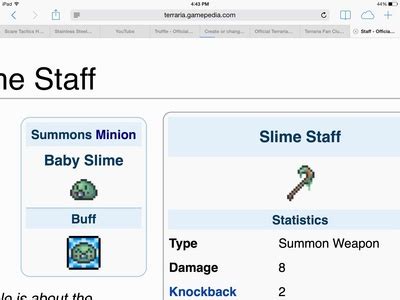 What do you like more, slime staff or optic staff? - Terraria Answers ...