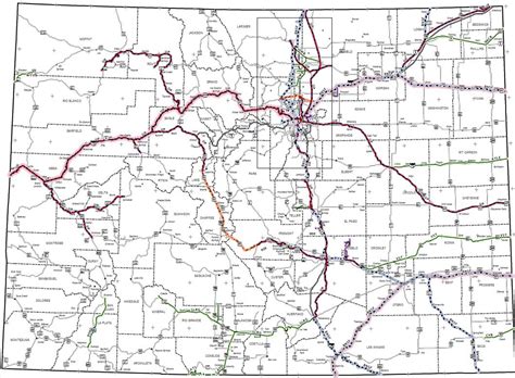 Free Colorado Railroad Map and the 8 Major Railroads in Colorado