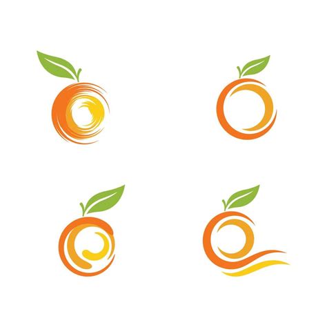 Orange logo design 19508415 Vector Art at Vecteezy