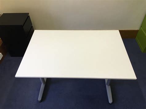 Ikea Galant height adjustable desk white. WALSALL, Dudley