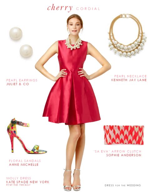 Cherry Red Cocktail Dress