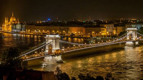 Grand view of Széchenyi Chain Bridge in Budapest, Hungary image - Free ...