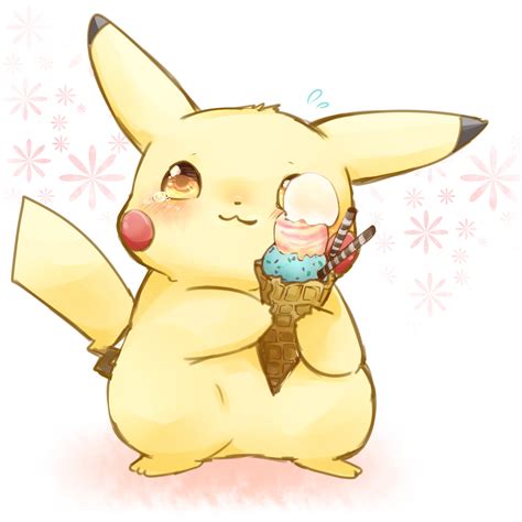 pokemon, Pikachu, Flying, Sweatdrops, Ice, Cream, Almost, Crying Wallpapers HD / Desktop and ...