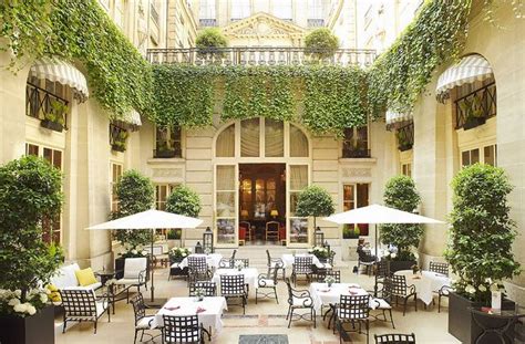 Heaven on earth in the delightful Patio of the Hôtel de Crillon Paris ...