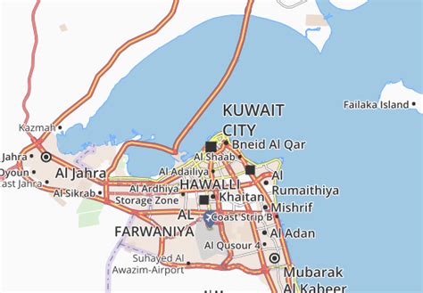 MICHELIN Kuwait City map - ViaMichelin