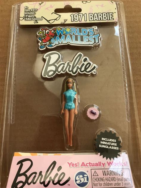 1971 World’s Smallest Barbie (2017) | Barbie, Barbie collection, Miniatures