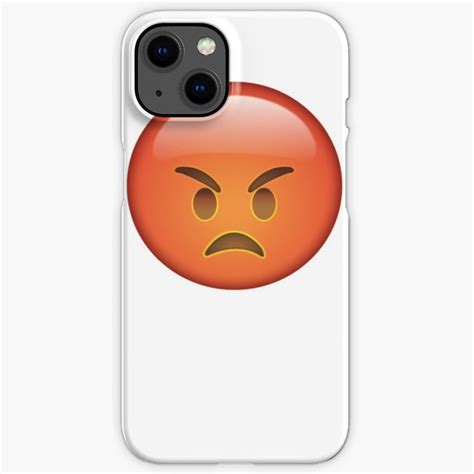 Very Angry Emoji Iphone 13 Snap Case by PrintPress