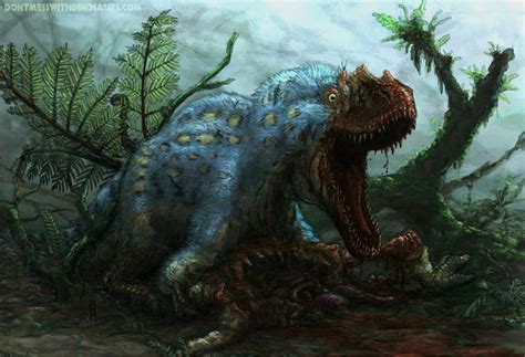 Feathered Dinosaurs Are Scary as Hell - Yutyrannus defending it's kill : r/Naturewasmetal