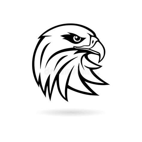 Black Eagle Mascot Logo for Sport Team