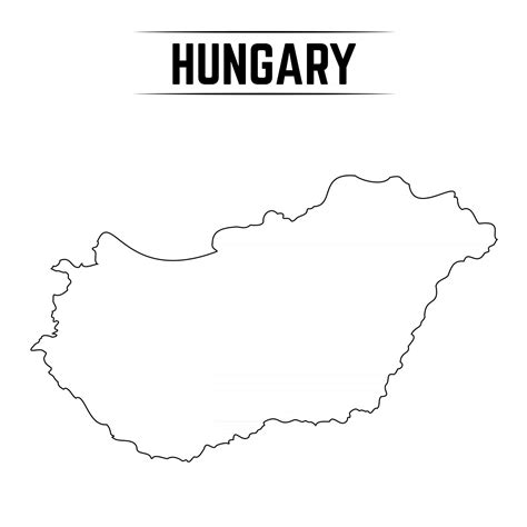 Country Maps Clipart Hungary Outline Map Clipart Classroom Clipart | Images and Photos finder