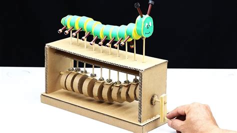 Amazing DIY Cardboard Caterpillar Automata Toy | Amazing DIY Cardboard Caterpillar Automata Toy ...