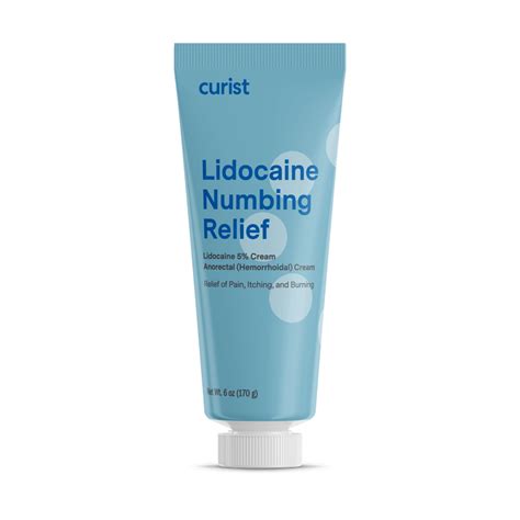 Lidocaine Cream 5% (3 Pack, 6 oz each) – Curist