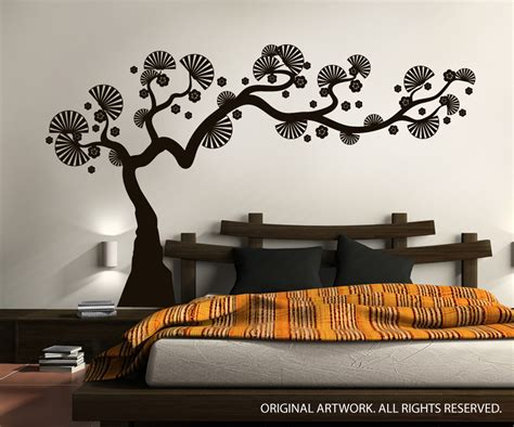 Modern Bonsai Tree Wall Decal | DecalMyWall.com