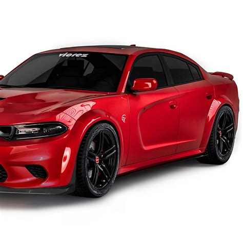 Vicrez 2020 Widebody Kit SRT Hellcat Style Vz102199 Dodge Charger 2015-2023 ...