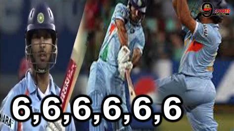 6 Sixes In An Over Yuvraj / Yuvraj singh the flamboyant batsman became the second indian to hit ...