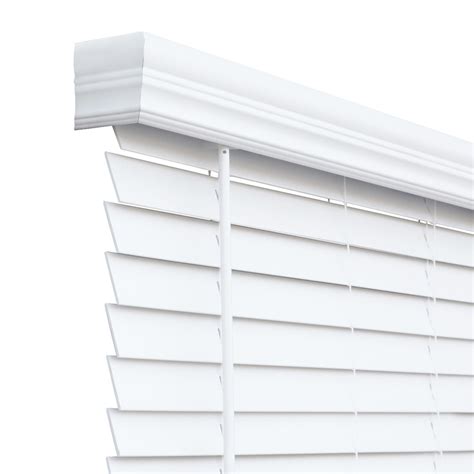 22" x 36" - 2" Faux Wood Window Blind - White - Lowest Wholesale Pricing