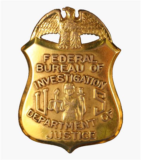 Real Fbi Badge Special Agent, HD Png Download - kindpng