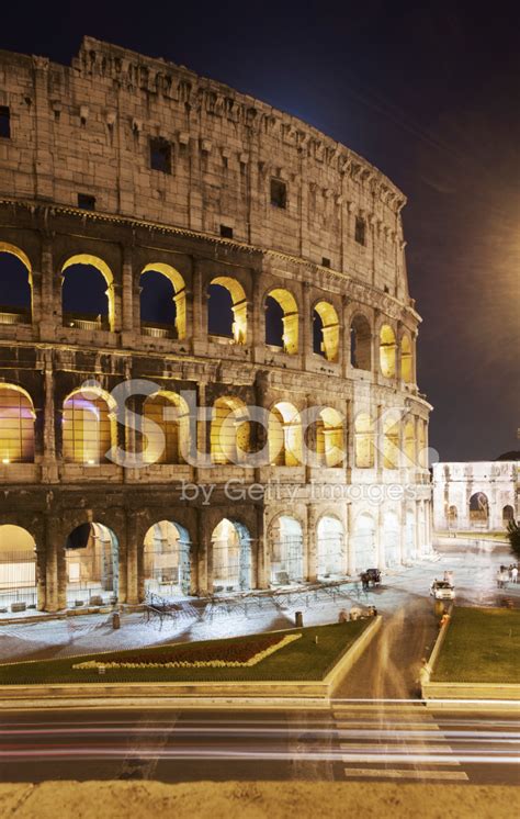 Coliseum At Night. Stock Photo | Royalty-Free | FreeImages