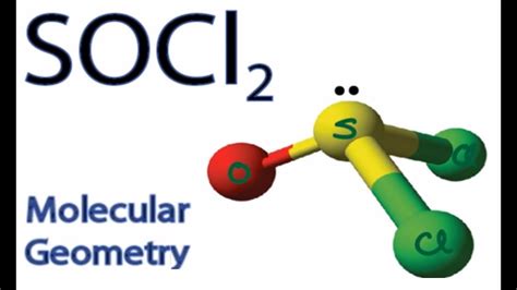 SOCl2 Molecular Geometry / Shape and Bond Angles - YouTube