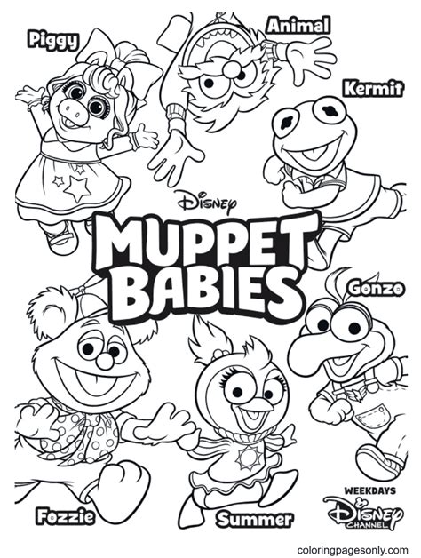 Muppet Babies Coloring Pages Printable for Free Download