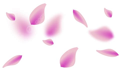 Rose Petal Vector Hd PNG Images, Purple Floating Petals Rose, Purple Floating Petals, Petals ...