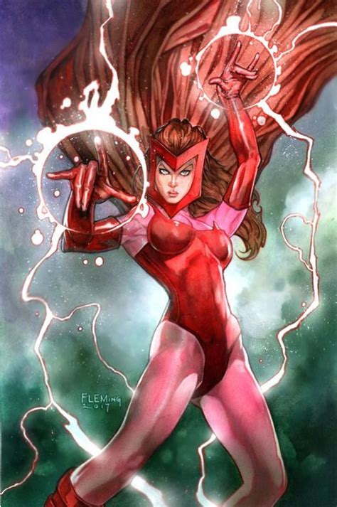 SCARLET WITCH x-men Signed Print - Etsy Denmark | Scarlet witch marvel, Scarlet witch, Marvel women